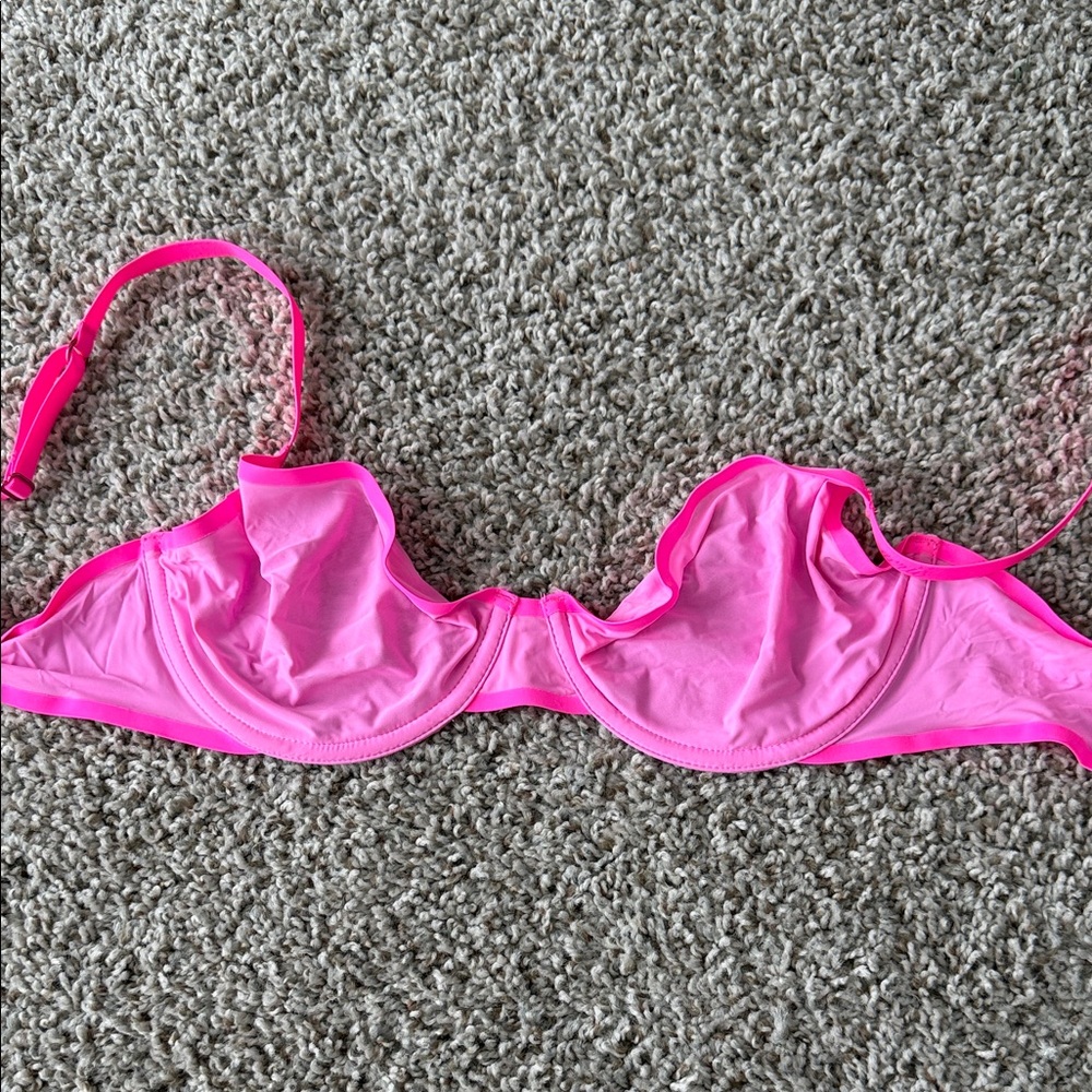 Aerie Hot Pink Unlined Bra